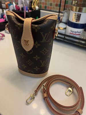Louis Vuitton Fold Me Small Shoulder Bag Brown Canvas Monogram