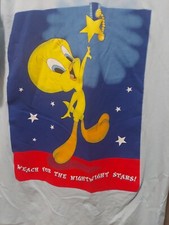 Tweety Bird Nightgown Vintage 90s Long Night Shirt Reach For Stars Looney Tunes
