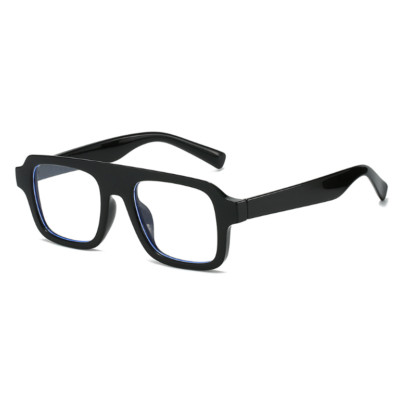 Men Square Anti Blue Light Reading Glasses Retro Clear Lens Presbyopic Glasses