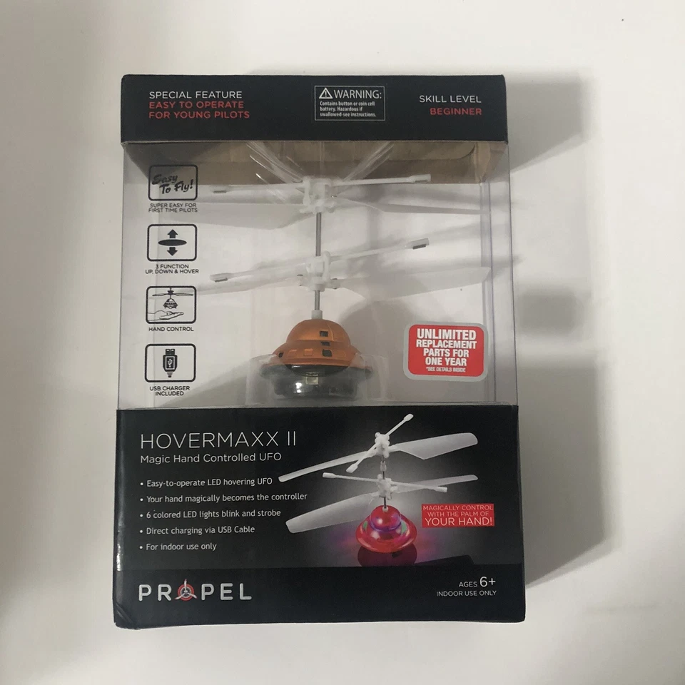 Propel Hovermaxx II Magic Hand Controlled UFO 6 Colored LED Indoor - open box - Image 2 of 4