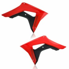 Acerbis Red/Black Radiator Shrouds Scoops For...