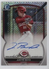 2023 Bowman Chrome Prospect Mega Box Justin Boyd #BMA-JB Auto 17hq