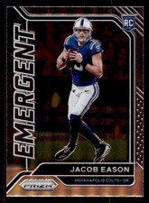 2020 Panini Prizm #13 Jacob Eason Emergent Indianapolis Colts