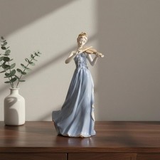 6 St&uuml;ck Porzellan Musikfigur Elegant Ballerina Figur Modern f&uuml;r Vitrine,