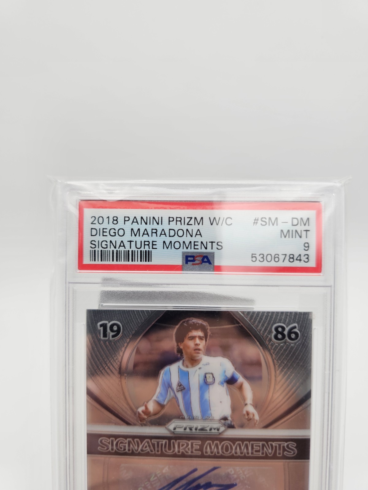 2018 Panini Prizm World Cup - Signature Moments Diego Maradona view 6