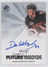 2011-12 SP Authentic Auto Future Watch 62/999 Stephane Da Costa #272 Auto 01ks