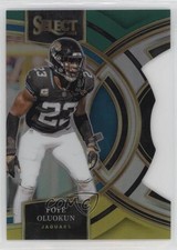 2023 Panini Select Premier Level Green & Yellow Prizm Die-Cut Foye Oluokun 1de8