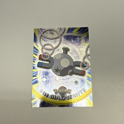 MAGNEMITE 1999 TOPPS POKEMON TV ANIMATION SERIES 2 HOLO FOIL BLUE LOGO #81 NM