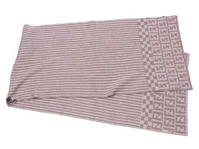 FENDI Scarf Beige brown Women Authentic secondhand | eBay