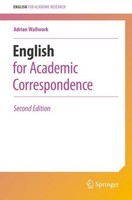 English For Academic Correspondence Adrian Wallwork