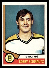 1974-75 Topps Bobby Schmautz #27 - Boston Bruins - VG