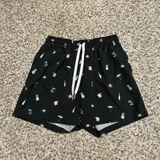 Chubbies Shorts Beach Essentials Swim Trunk 5.5” Mens Small Lined Drawstring