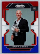 2022 Panini Prizm WWE Happy Corbin #148 Red White Blue Prizm SmackDown Card