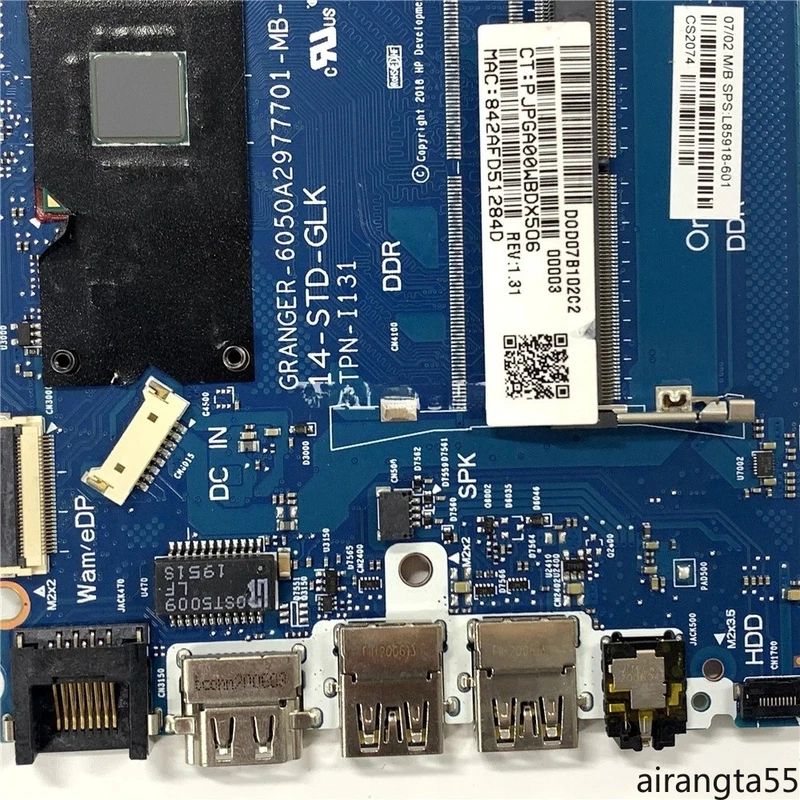 For HP 14-DF 14-CK 240 G7 Motherboard L23234-601 L85918-601 6050A2977701-MB-A03 5