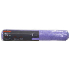 Premium 18 In. X 1/2 In. High-Capacity Purple Knit Paint Roller Cover