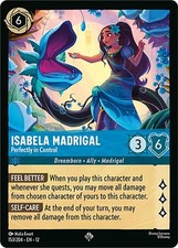 Disney Lorcana Isabela Madrigal Perfectly in Control Super Rare Wilds Unknown NM