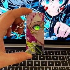 Keychain Demon Slayer Kanroji Mitsuri Cosplay Gift Bag Pendant Souvenir Keyring