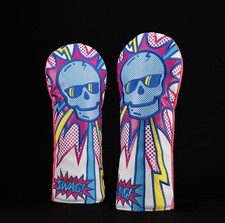 Swag Golf Pop Art Skull Fairway Wood Cover - Collection Displayed Only
