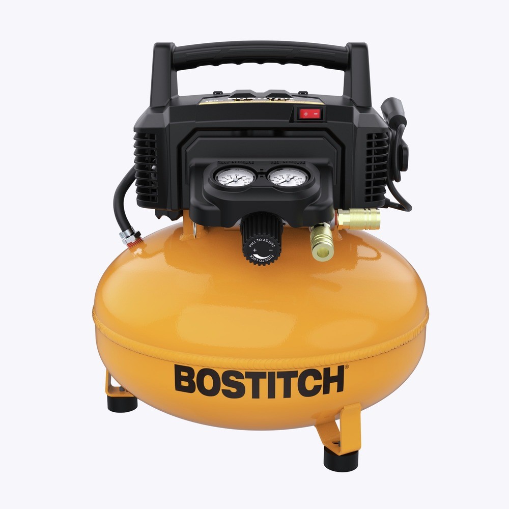 Bostitch BXCM02012 6 gal 150 PSI Electric Pancake Air Compressor Bostitch BXCM02012 6 gal 150 PSI Electric Pancake Air Compressor
