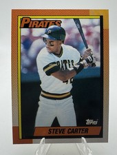 1990 Topps #482 Steve Carter Pittsburgh Pirates