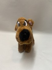6 Inch Small Plush Brown Puppy Dog With Blue Collar No Brand