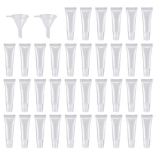 40pcs 10ml Empty Tubes Lip Gloss Containers for Lip Gloss, Balm, Cosmetic