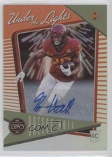 2022 Panini Legacy Under the Lights Orange 37/100 Breece Hall #UL-11 Auto ii1