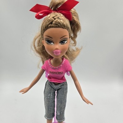 Bratz Pampered Pupz Yasmin Doll 2007 Original Clothes Shoes & Pillow Braided