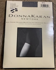 Donna Karen New York Just Sheer Sz Tall  Style 266 Pewter Vtg 1995