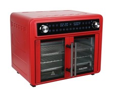 Kalorik MAXX 26 Quart Flex Sync Air Fryer Oven with 14 Accessories- Red