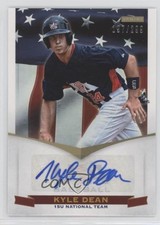 2012 Panini USA Baseball National Team 15U Signatures /299 Kyle Dean Auto 0e2x