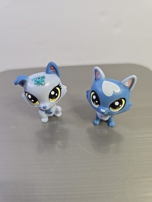 Hasbro: Littlest Pet Shop Figures - Nura Pawsdale #331 & Arran Pawsdale #332