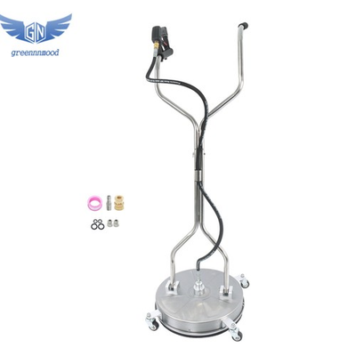 #ad #ad 18quot; Pressure Washer Surface Cleaner 6000PSI Dual Handle Quick Connect w 4Wheels $130.42