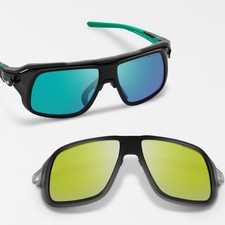 Nike Flyfree Soar EV24001 011 Matte Black Mirrored Sports Sunglasses 59-15-130