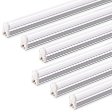 T5 4FT LED Shop Light, 2200lm, 5000K Daylight White, 20W, 6 Pack