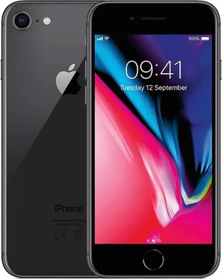 Apple iPhone 8 Schwarz 64GB Optischer Zustand Akzeptabel Gebraucht