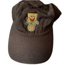 Spongebob Squarepants Nickelodeon Dad Hat Pineapple Adjustable Strap Back Black