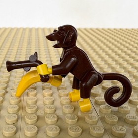 LEGO Pirates 1: Monkey, PISTOL, BANANA 2550c01, 6285, BLACK SEAS BARRACUDA, 1989