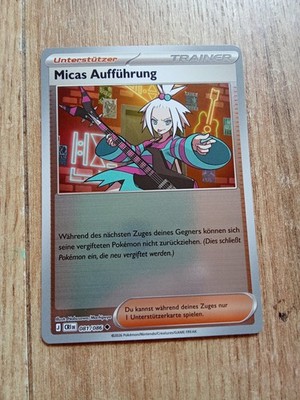 Pokemon Karte Micas Aufführung Deutsch Reverse Holo 081/086