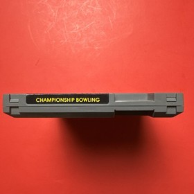 Championship Bowling Nintendo Entertainment System 1989 NES Cart Only Authentic