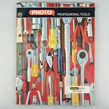 Vintage 1985 Stanley Proto Professional Tools Catalog No. PR120F-2