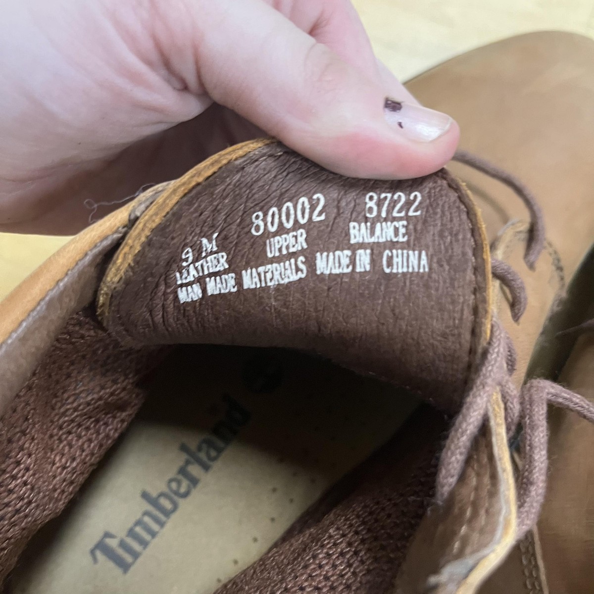 Timberland Boots Mens Size 9 Brown Leather Chukka Ankle Hiking Lace Up Timberland Men main image 3