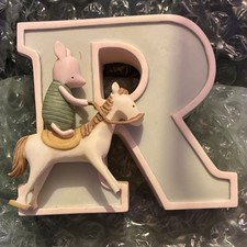 Disney Piglet Classic Pooh Winnie the Pooh Letter R Figurine