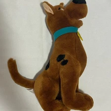 Vintage 2003 Scooby Doo Plush Sitting Dog 9" Hanna Barbera Stuffed Animal H-B To