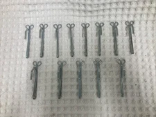 Vintage 3 Inch Pinch Pleat Drapery Hooks 1/8 Drop ~ Lot of 13 Used, Excellent