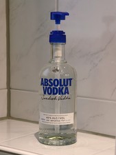 NEU Absolut Seifenspender Upcycling Vodka Fla...