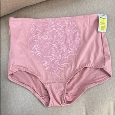 Bali Underwear Wm Extra Large 8710 Shaping Panties High Waisted Brief Pink Lace