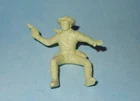 Vintage 1950s Marx Lone Ranger Play Set Plastic 60mm Mounted Lone Ranger Figure