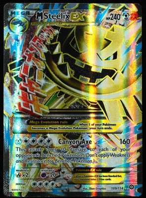 Mega Steelix EX #109 NM-M XY Steam Siege Pokemon Card | eBay