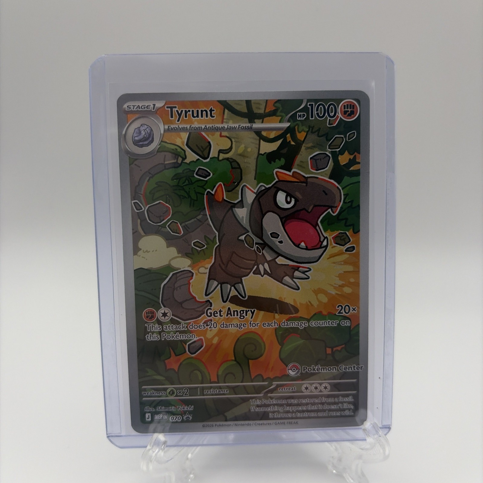 Tyrunt 070 (Pokemon Center Exclusive) Me: Mega Evolution Black Star Promo